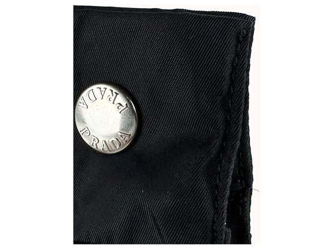 Prada Handtasche aus Nylon und Leder Schwarz - Ansicht 6
