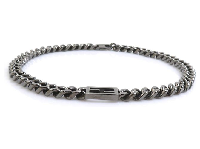 Collana Fendi Gunmetal Metallico - vista 2