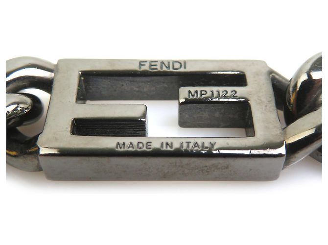 Collana Fendi Gunmetal Metallico - vista 6