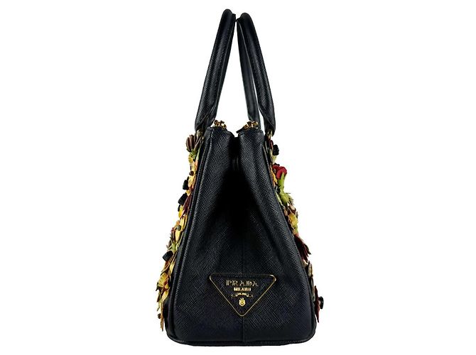Prada Black and Multi-Color Handbag Multiple colors - view 2