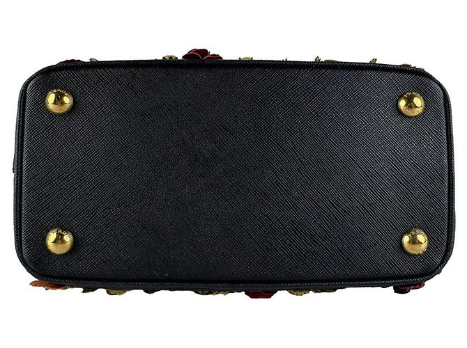 Prada Black and Multi-Color Handbag Multiple colors - view 4