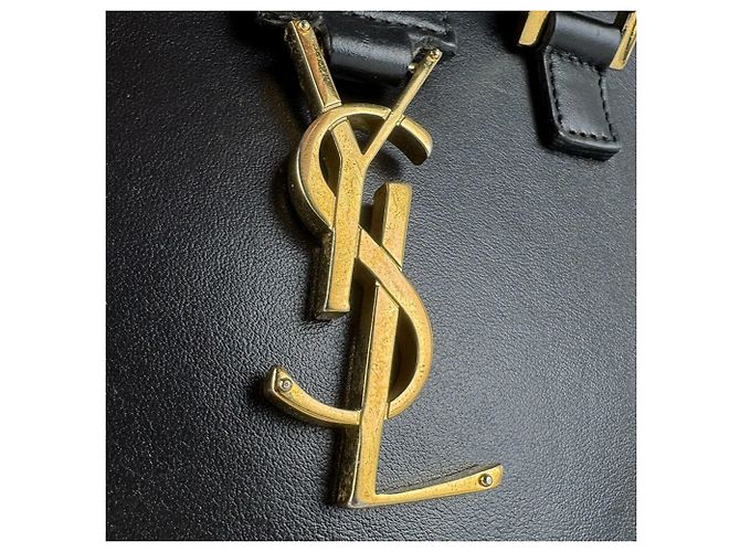 Autre Marque Borsa a mano Saint Laurent Baby Cabas Nero - vista 11