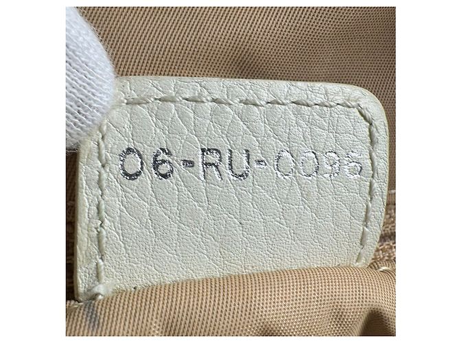 Borsa a tracolla Christian Dior in tela e pelle Marrone Crudo - vista 12