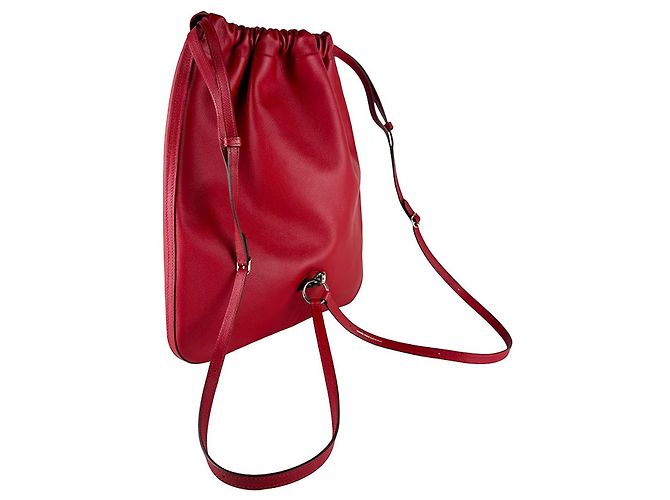 Hermès Zaino e Borsa a Tracolla Hermes HERMES Bridado Evercolor Rouge Piment Rosso - vista 10