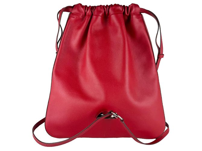 Hermès Zaino e Borsa a Tracolla Hermes HERMES Bridado Evercolor Rouge Piment Rosso - vista 3