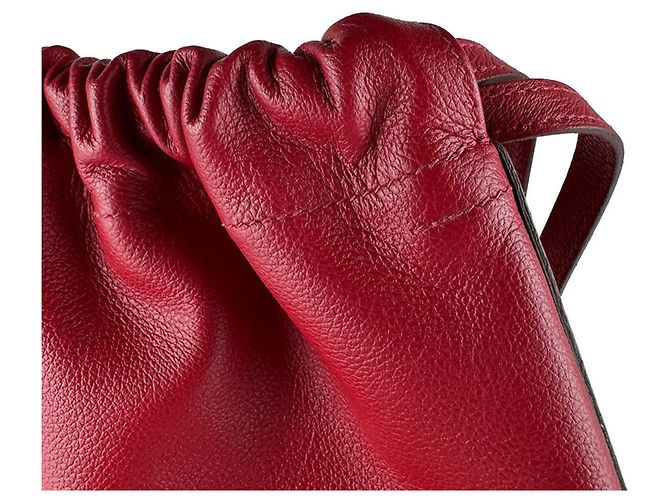 Hermès Zaino e Borsa a Tracolla Hermes HERMES Bridado Evercolor Rouge Piment Rosso - vista 6