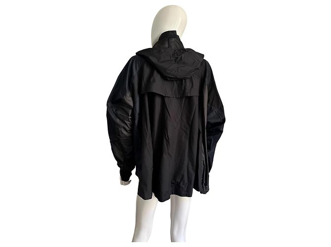 Sacai x Nike Chaqueta Blouson de nylon patchwork mujer Negro Azul marino - vista 2