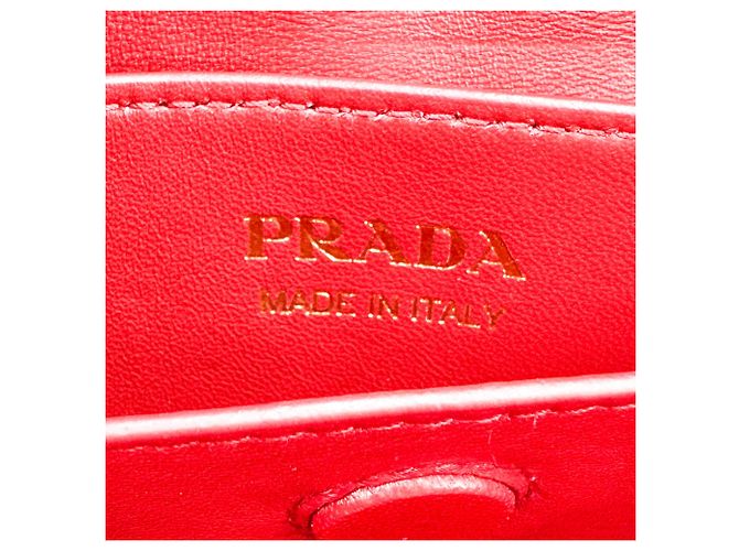 Prada Cuir Double Saffiano Leather Medium Noir - vue 6