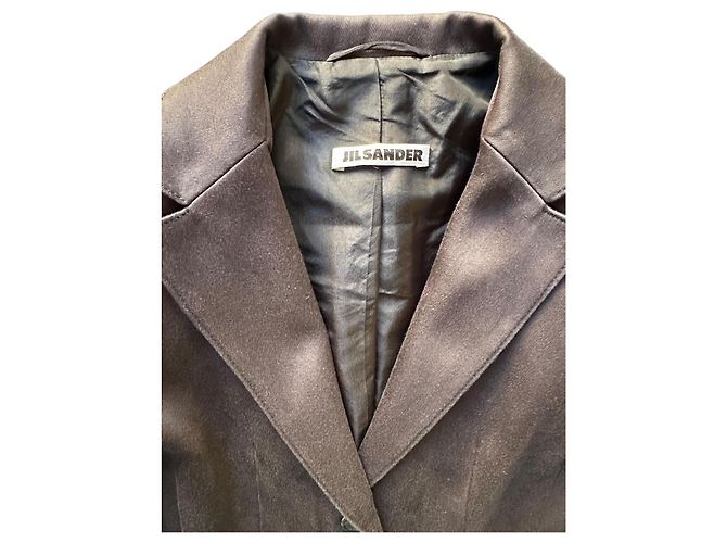 Giacca Blazer Jil Sander in cotone nero - vista 10