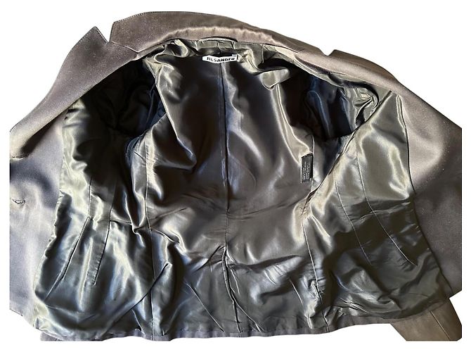 Giacca Blazer Jil Sander in cotone nero - vista 11