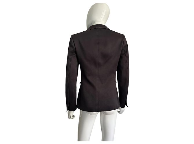 Giacca Blazer Jil Sander in cotone nero - vista 4