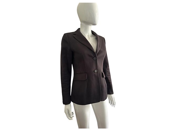 Giacca Blazer Jil Sander in cotone nero - vista 7