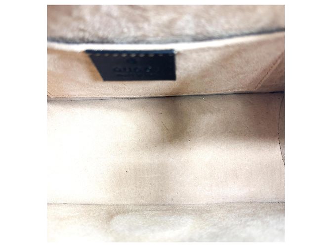 Gucci Sylvie Top Handle Leather Mini Nero - vista 5