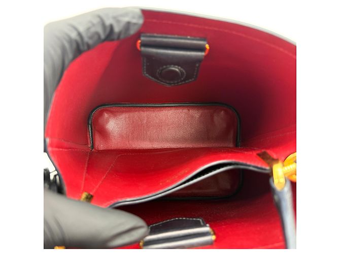 Prada Panier Bucket Saffiano Leather Small Preto - vista 5