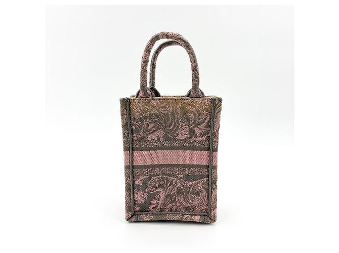 Christian Dior Book Canvas Ricamato Verticale Rosa - vista 2