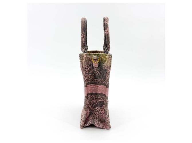 Christian Dior Book Canvas Ricamato Verticale Rosa - vista 3