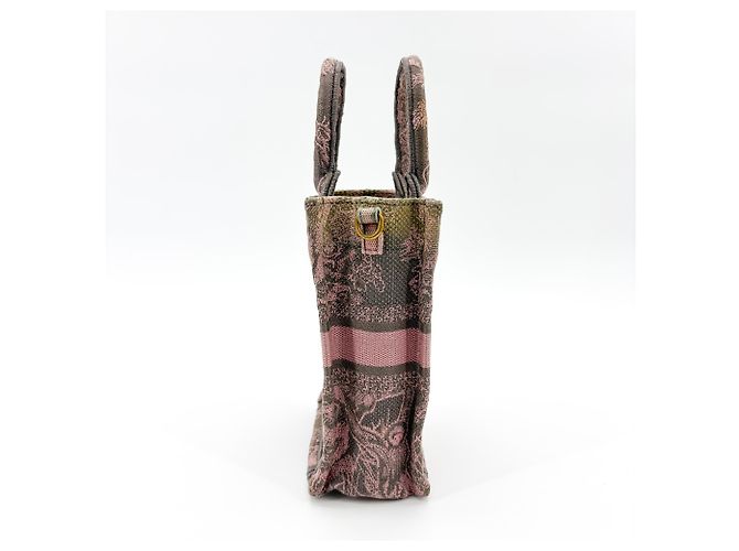 Christian Dior Book Canvas Ricamato Verticale Rosa - vista 4