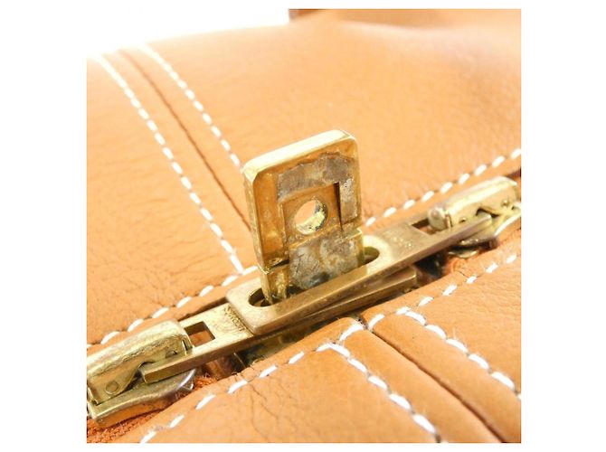 Hermès Borsa Boston Hermes Victoria Valis 50cm Marrone - vista 5