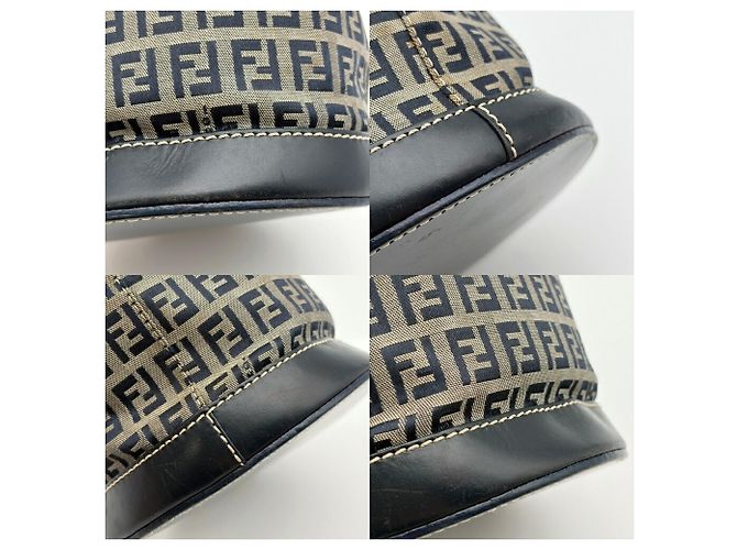 Borsa a tracolla Fendi Zucca Navy Blu navy - vista 11