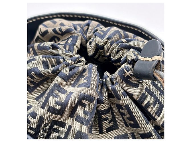 Borsa a tracolla Fendi Zucca Navy Blu navy - vista 15