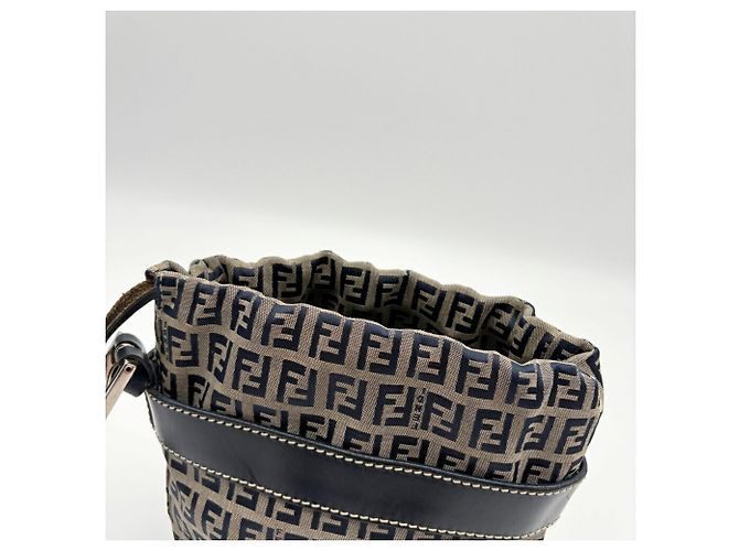 Borsa a tracolla Fendi Zucca Navy Blu navy - vista 17