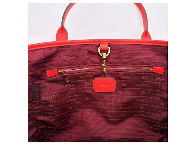 Loewe Heritage Red Tote Bag Rot - Ansicht 16
