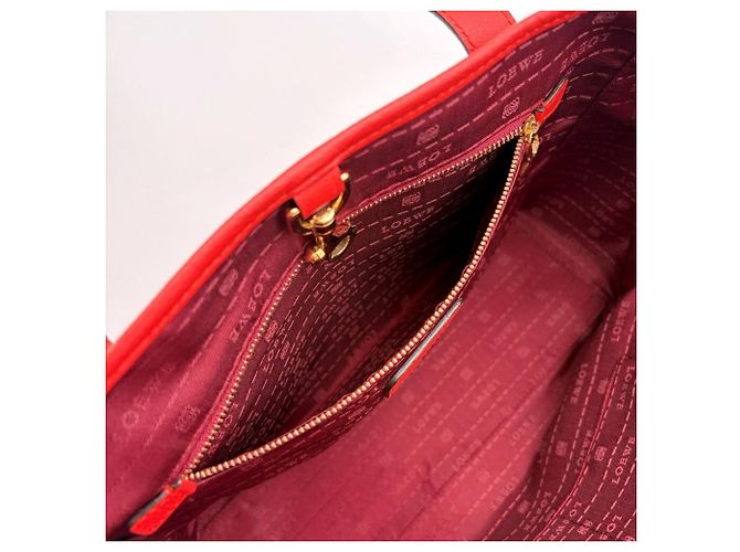 Loewe Heritage Red Tote Bag Rot - Ansicht 18