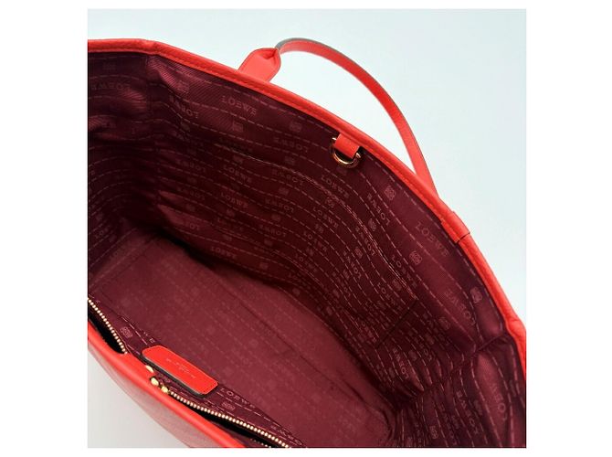 Loewe Heritage Red Tote Bag Rot - Ansicht 19