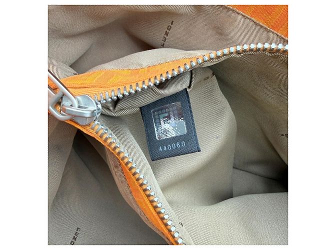 Fendi Zucchino Mini Tote Bag Orange - Ansicht 17