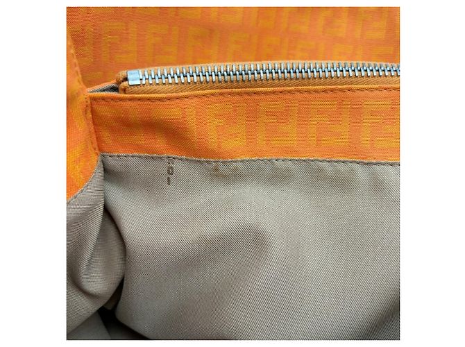 Fendi Zucchino Mini Tote Bag Orange - Ansicht 19