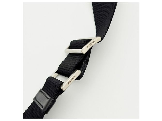 Sac à épaule Prada Tessuto Noir - vue 12