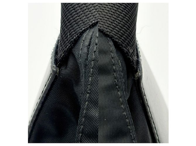 Sac à épaule Prada Tessuto Noir - vue 13