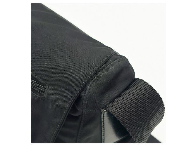 Sac à épaule Prada Tessuto Noir - vue 14