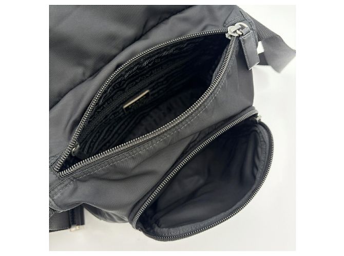 Sac à épaule Prada Tessuto Noir - vue 19