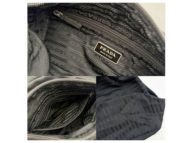 Sac à épaule Prada Tessuto Noir - vue 20