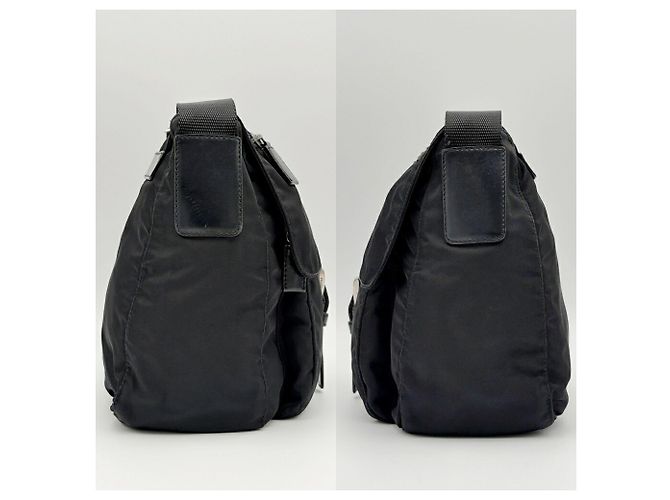 Sac à épaule Prada Tessuto Noir - vue 5