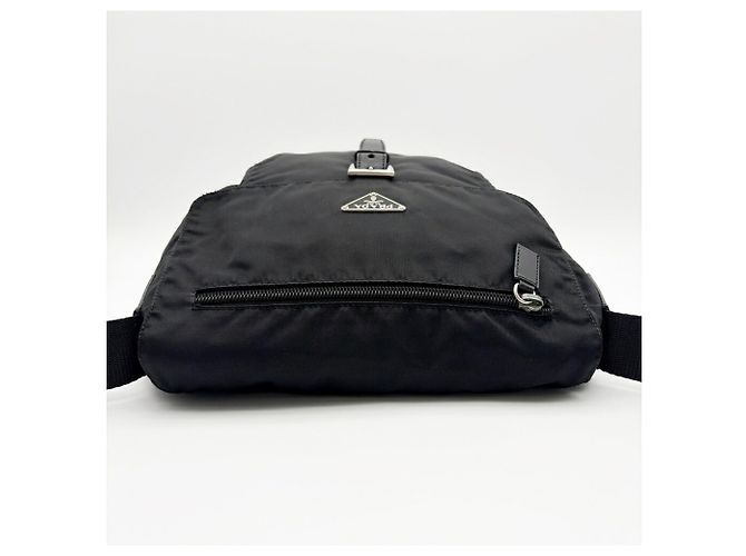 Sac à épaule Prada Tessuto Noir - vue 6