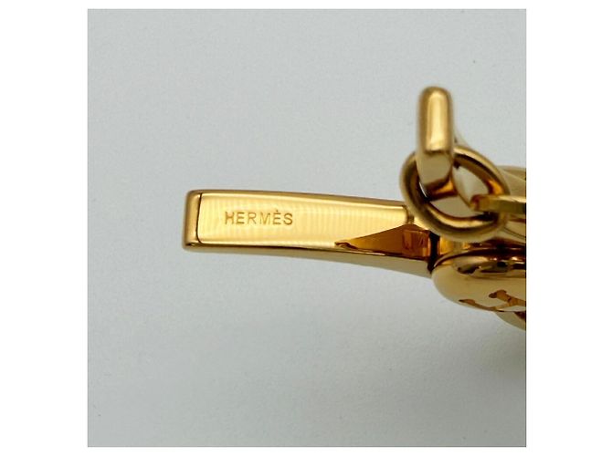 Hermès Portaluvas Hermes Philou Dorado - vista 5