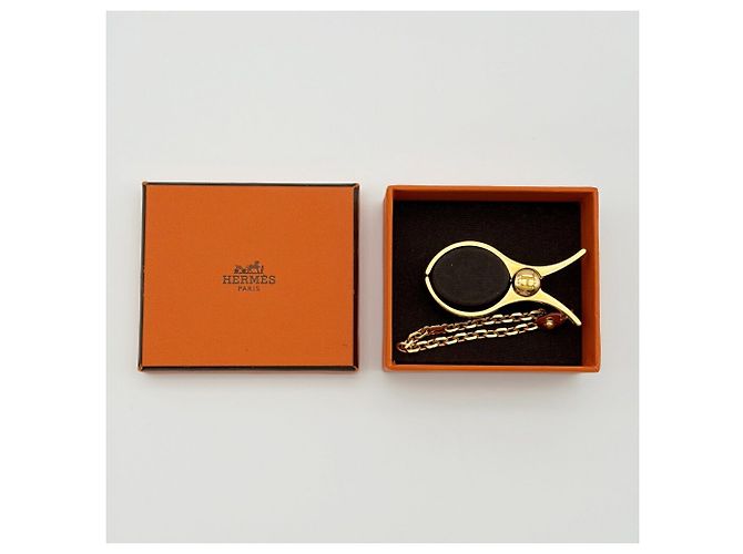 Hermès Portaluvas Hermes Philou Dorado - vista 8