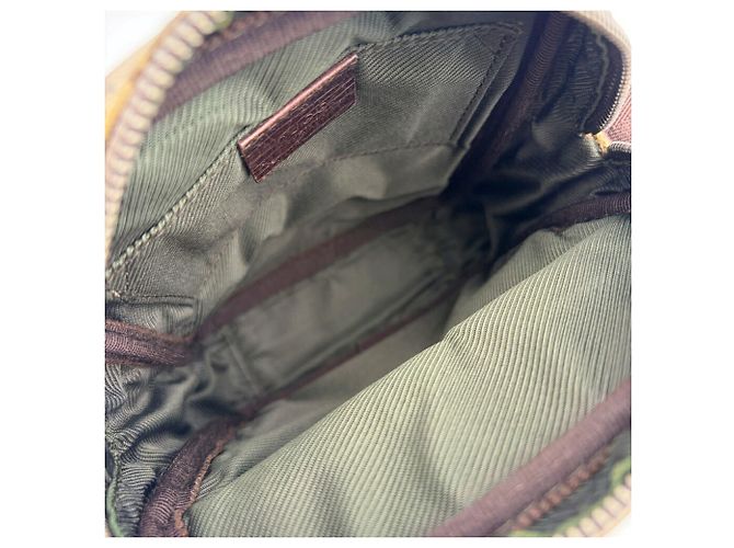 Borsa a tracolla Gucci GG Supreme Beige Marrone scuro - vista 19