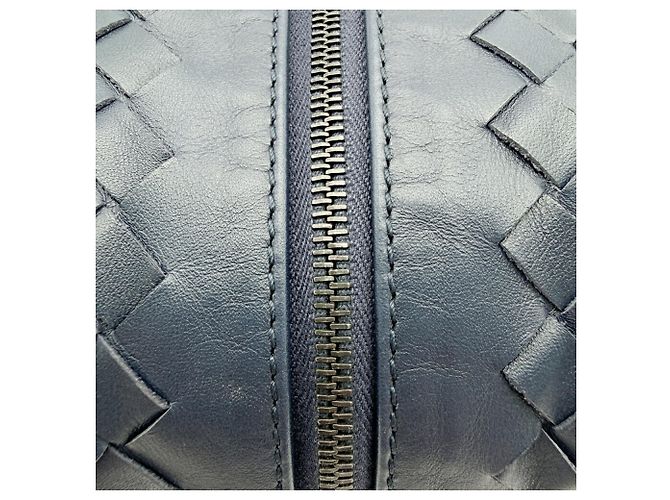 Pouch Intrecciato da uomo Bottega Veneta Blu navy - vista 15