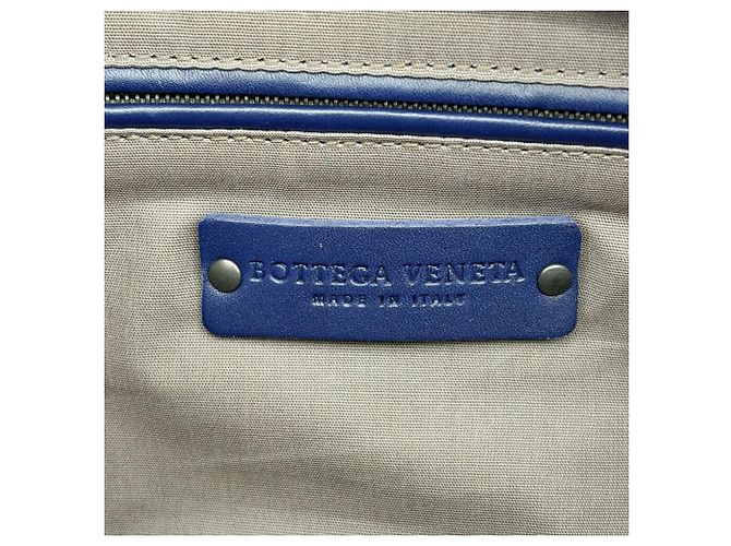 Pouch Intrecciato da uomo Bottega Veneta Blu navy - vista 18