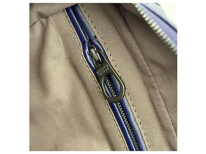 Pouch Intrecciato da uomo Bottega Veneta Blu navy - vista 19