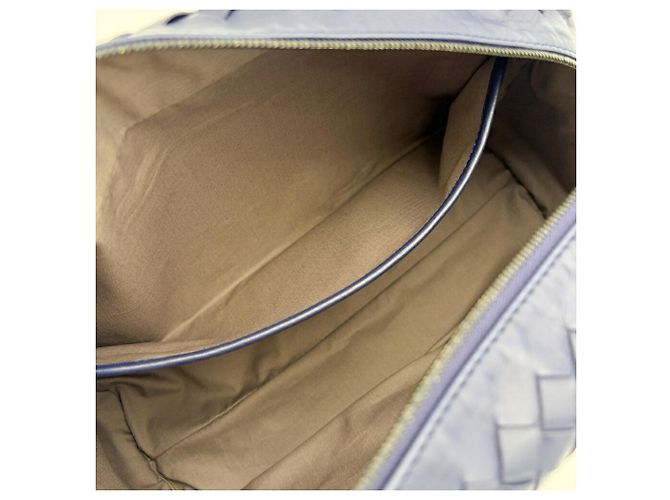 Pouch Intrecciato da uomo Bottega Veneta Blu navy - vista 20