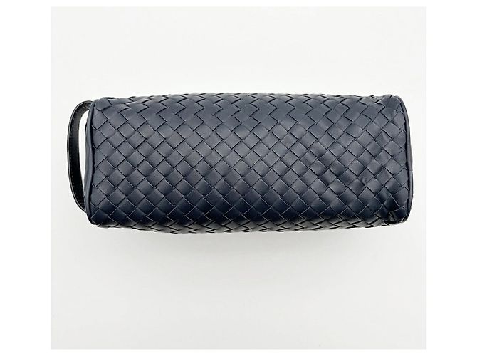 Pouch Intrecciato da uomo Bottega Veneta Blu navy - vista 5