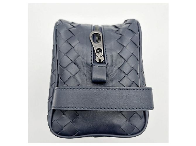 Pouch Intrecciato da uomo Bottega Veneta Blu navy - vista 6