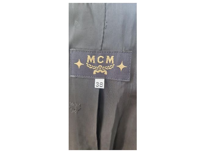 MCM Black Blazer with Gold Hardware - view 12