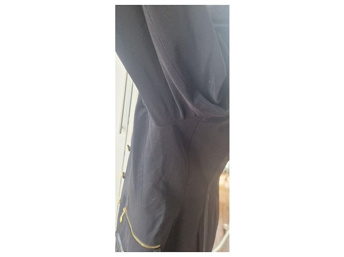 MCM Black Blazer with Gold Hardware - view 4