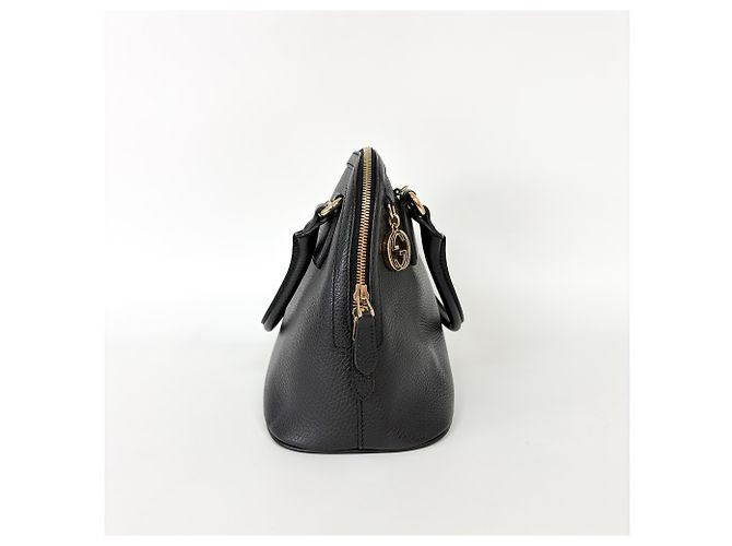 Gucci Dome Bowler GG Suede Medium Negro - vista 3