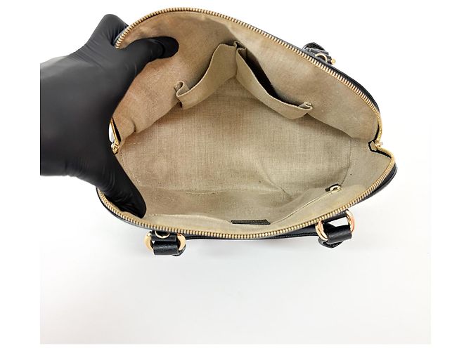 Gucci Dome Bowler GG Suede Medium Negro - vista 5